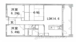 伏見桃山大手筋アーバンコンフォート間取り図面
