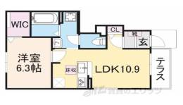 メゾンプラシードⅥ間取り図面