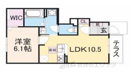 メゾンプラシードⅥ間取り図面