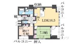 エスリード烏丸御池間取り図面