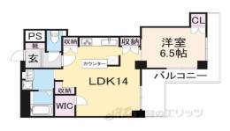 エクセル四条富小路401間取り図面