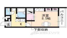 レオパレスサウスフィールド間取り図面