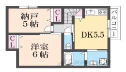 杭瀬南新町2丁目アパート間取り図面