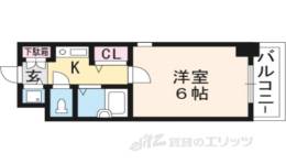 リーガル京都河原町２間取り図面