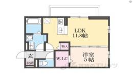 BRANSIA鷹飼町北間取り図面
