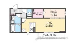 BRANSIA鷹飼町北間取り図面