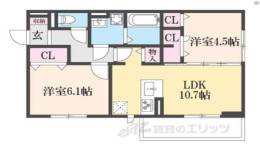 BRANSIA鷹飼町北間取り図面