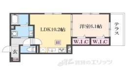 ＧＲＡＭＭ深草Sｏｕｔｈ間取り図面