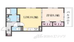 ＧＲＡＭＭ深草Sｏｕｔｈ間取り図面