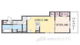 ＧＲＡＭＭ深草Sｏｕｔｈ間取り図面