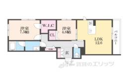 シャーメゾン箱ノ井間取り図面