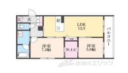 シャーメゾン箱ノ井間取り図面
