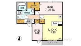 セジュール牧野間取り図面