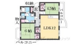 男山第４住宅３０３棟間取り図面