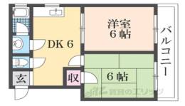 東難波佐野マンション間取り図面