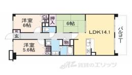 ルモン奈良大森間取り図面