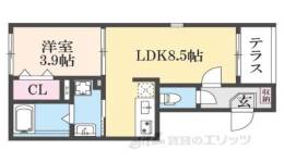 ハーモニーテラス東野南井ノ上町間取り図面
