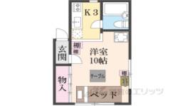 TOMOCAL SAIIN(家具付）間取り図面