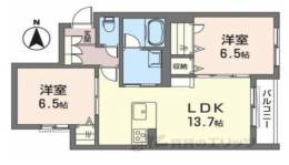 リラフォートきたまち間取り図面