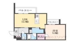シャーメゾン　ケイティーエムサード間取り図面
