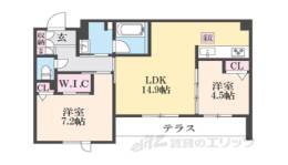 シャーメゾン　ケイティーエムサード間取り図面