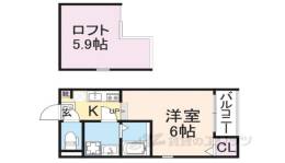 ハーモニーテラス太秦宮ノ前町間取り図面