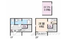 ハーモニーテラス太秦宮ノ前町間取り図面