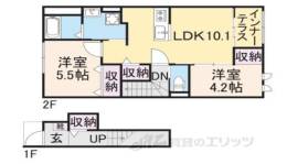 （仮称）南道穂新築アパート間取り図面