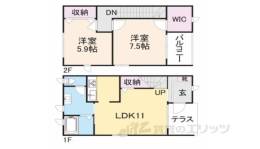 コーラル篠A間取り図面