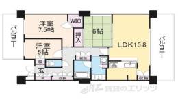 ファインシティくずは間取り図面