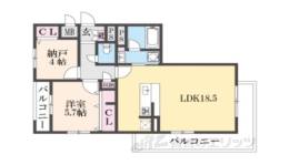 Ｈｉｇｈ　Ｂｒｉｇｈｔ京都桂川間取り図面