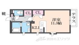 ＤＡＩＫＥＮＮ武庫之荘ポルタ間取り図面