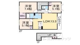 ヴィラコートＡ間取り図面