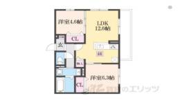ＧＲＡＭＭ深草Ｎｏｒｔｈ間取り図面
