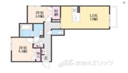 セントリヴィエ京都嵐山３間取り図面