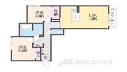 セントリヴィエ京都嵐山３間取り図面