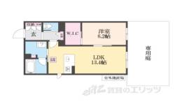 レフィシア城南宮道東間取り図面