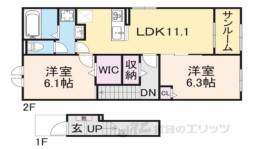 プレミール鶴賀間取り図面