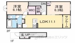 プレミール鶴賀間取り図面