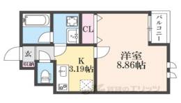 ブルジェーロ深草間取り図面