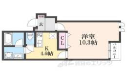 ブルジェーロ深草間取り図面