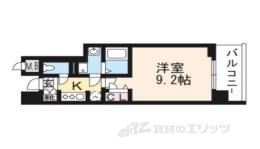 ベラジオ西大路五条間取り図面