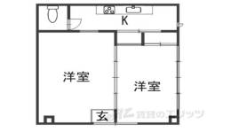 ＫＭマンション1階店舗間取り図面