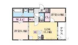 （仮称）D-ROOM伏見区深草佐野屋敷町間取り図面