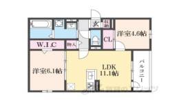 （仮称）D-ROOM伏見区深草佐野屋敷町間取り図面