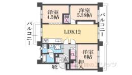 東大路高野第３住宅２７棟間取り図面