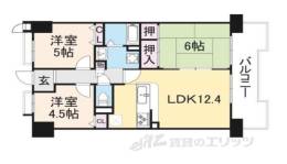 グリーンコーポ東生駒間取り図面