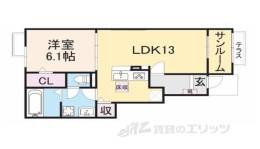 カーサ　サリチェ間取り図面