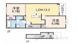 カーサ　サリチェ間取り図面