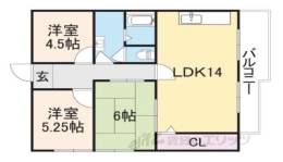 サンヒルズスギモト２間取り図面